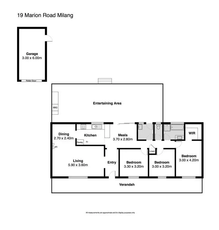 Floorplan of Homely house listing, 19 Marion Street, Milang SA 5256