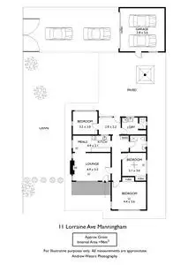 Floorplan of Homely house listing, 11 Lorraine Avenue, Manningham SA 5086