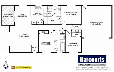 Floorplan of Homely villa listing, Villa 1/168 Camden Street, Ulladulla NSW 2539