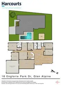 Floorplan of Homely house listing, 16 Englorie Park Drive, Glen Alpine NSW 2560