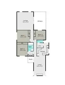 Floorplan of Homely house listing, 711 Talbot Street South, Ballarat VIC 3350