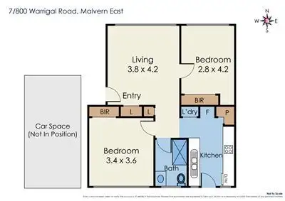 Floorplan of Homely apartment listing, 7/800 Warrigal Road, Malvern East VIC 3145