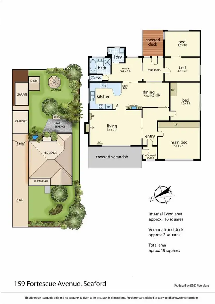 Floorplan of Homely house listing, 159 Fortescue Avenue, Seaford VIC 3198