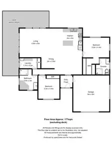 Floorplan of Homely house listing, 5 Raft Court, Kingston TAS 7050