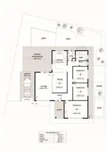 Floorplan of Homely house listing, 7 Harold Lea Way, Hackham SA 5163
