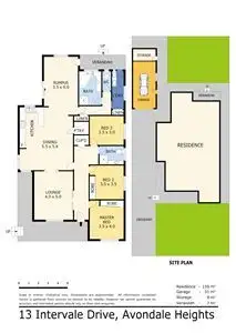 Floorplan of Homely house listing, 13 Intervale Drive, Avondale Heights VIC 3034