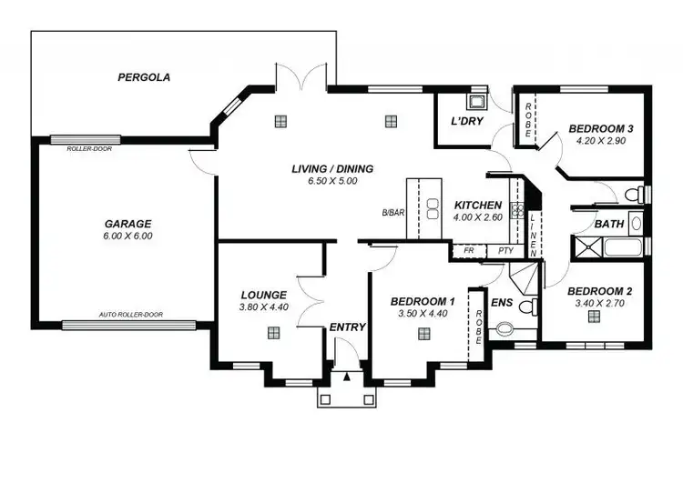 Floorplan of Homely house listing, 17A Ian Street, Broadview SA 5083