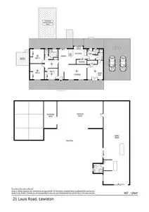 Floorplan of Homely house listing, 21 Louisa Road, Lewiston SA 5501