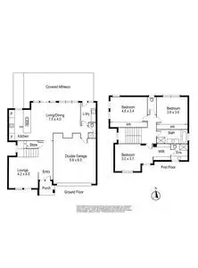 Floorplan of Homely townhouse listing, 93 Jenola Parade, Wantirna South VIC 3152