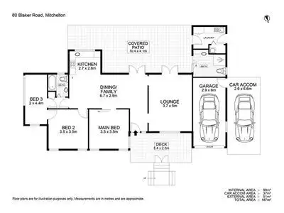 Floorplan of Homely house listing, 80 Blaker Road, Mitchelton QLD 4053