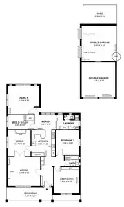 Floorplan of Homely house listing, 3 Baulderstone Road, Myrtle Bank SA 5064