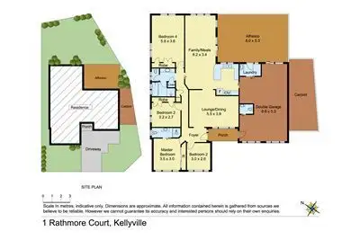 Floorplan of Homely house listing, 1 Rathmore Court, Kellyville NSW 2155