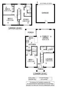 Floorplan of Homely townhouse listing, 20 Clare Lane, Andrews Farm SA 5114