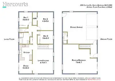 Floorplan of Homely house listing, 206-216 Clifton Drive, North Maclean QLD 4280