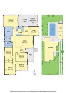 Floorplan of Homely house listing, 6 Nathan Street, Doncaster VIC 3108
