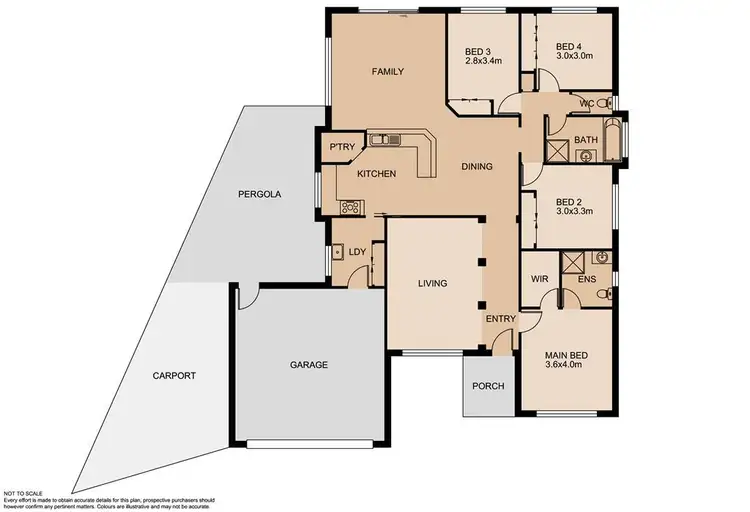 Floorplan of Homely house listing, 66 Pepperbush Circuit, Cranbourne VIC 3977