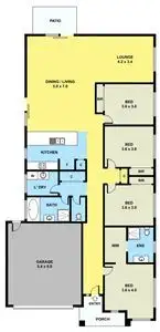 Floorplan of Homely house listing, 15 Lexington Avenue, Doreen VIC 3754