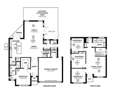 Floorplan of Homely house listing, 1A Euston Avenue, Highgate SA 5063