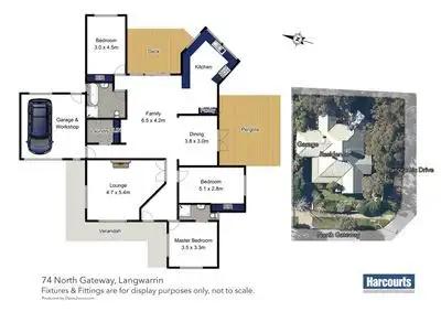 Floorplan of Homely house listing, 74 North Gateway, Langwarrin VIC 3910