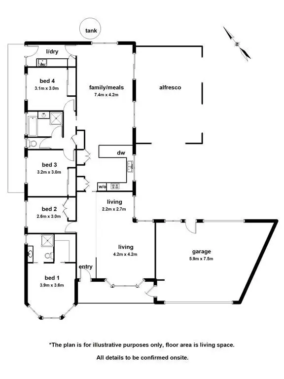 Floorplan of Homely house listing, 9 Maralee Court, Berwick VIC 3806
