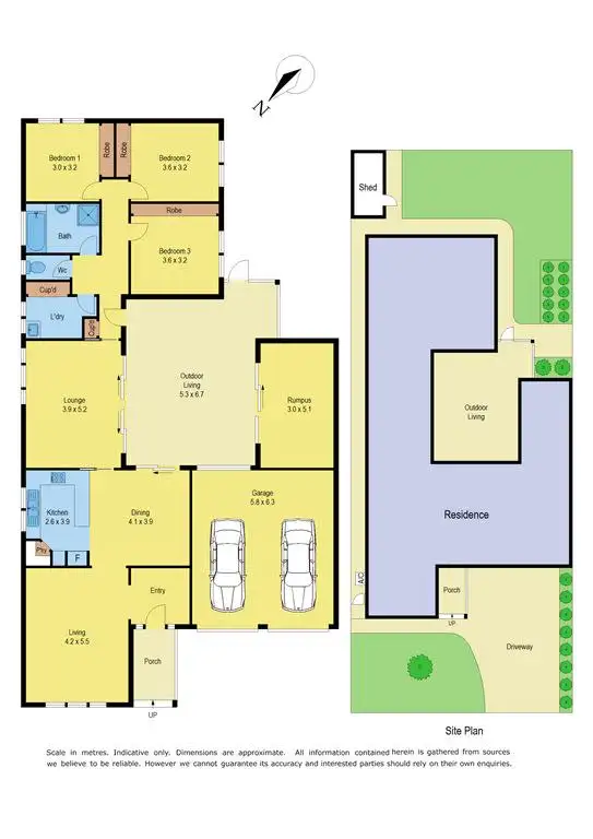 Floorplan of Homely house listing, 50 Kingsley Drive, Corio VIC 3214