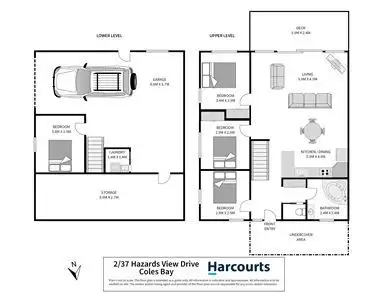 Floorplan of Homely house listing, 37 Hazards View Drive, Coles Bay TAS 7215