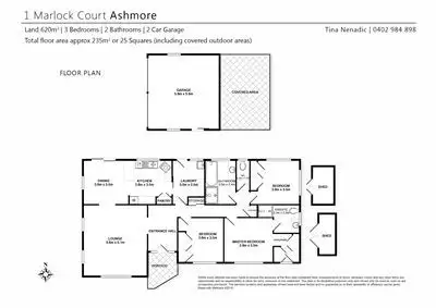 Floorplan of Homely house listing, 1 Marlock Court, Ashmore QLD 4214