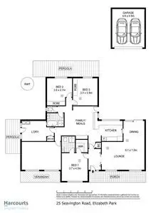 Floorplan of Homely house listing, 25 Seavington Road, Elizabeth Park SA 5113