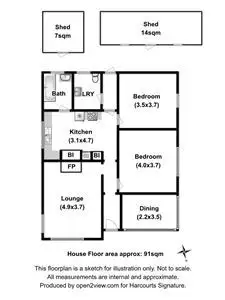 Floorplan of Homely house listing, 16B Fitzroy Street, Sorell TAS 7172