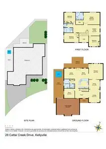 Floorplan of Homely house listing, 28 Cattai Creek Drive, Kellyville NSW 2155