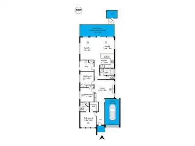 Floorplan of Homely house listing, 33 Sovereign Drive, Woodcroft SA 5162