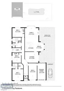 Floorplan of Homely house listing, 5 Woodland Way, Paralowie SA 5108