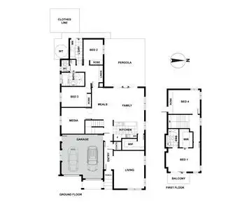 Floorplan of Homely house listing, 3 Phyllis Frost Street, Forde ACT 2914