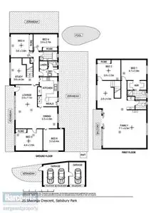 Floorplan of Homely house listing, 25 Sheringa Crescent, Salisbury Park SA 5109