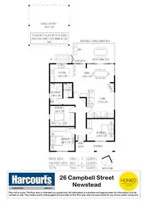 Floorplan of Homely house listing, 26 Campbell Street, Newstead TAS 7250