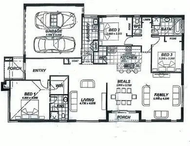 Floorplan of Homely house listing, 18 Vivienne Way, Berwick VIC 3806