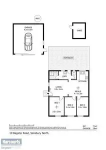 Floorplan of Homely house listing, 10 Bagster Road, Salisbury North SA 5108