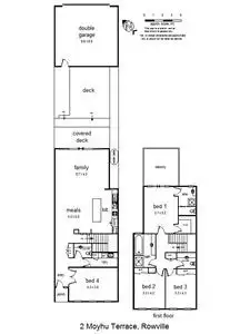 Floorplan of Homely house listing, 2 Moyhu Terrace, Rowville VIC 3178