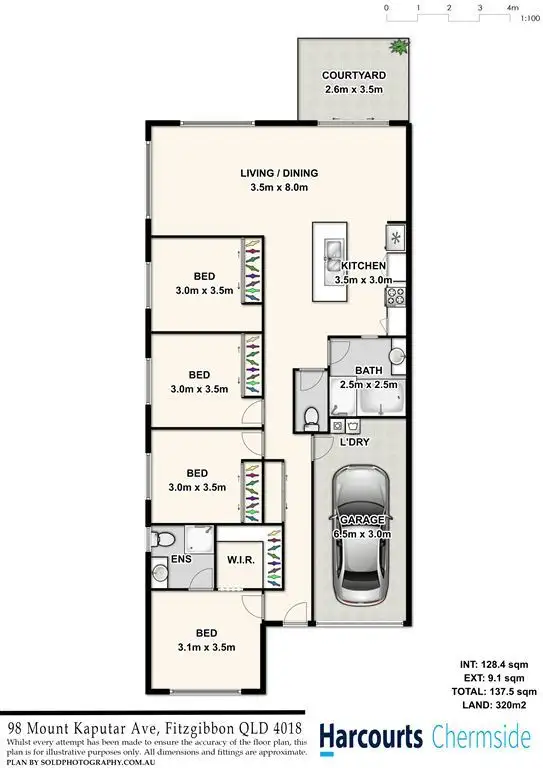 Floorplan of Homely house listing, 98 Mt Kaputar Av, Fitzgibbon QLD 4018