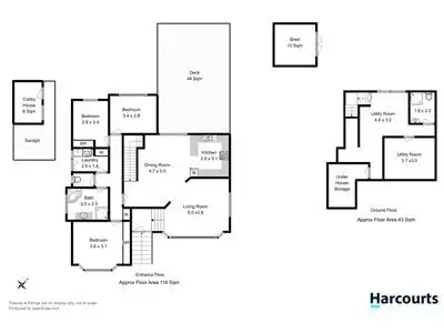 Floorplan of Homely house listing, 11 Radiata Drive, Lindisfarne TAS 7015