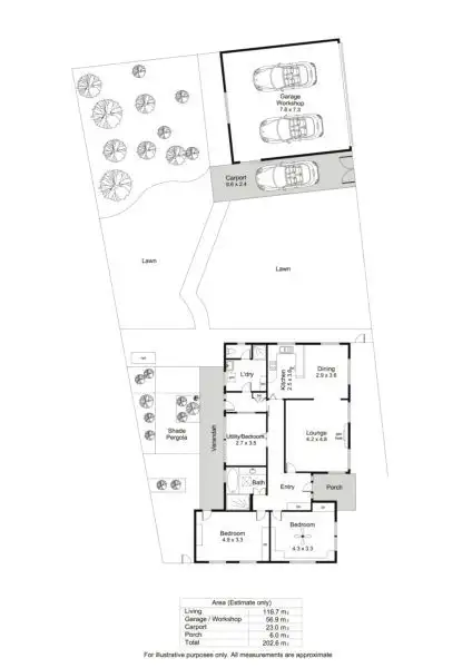 Floorplan of Homely house listing, 46 Dunrobin Road, Hove SA 5048
