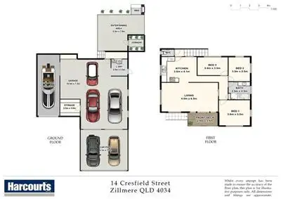 Floorplan of Homely house listing, 14 Cresfield, Zillmere QLD 4034
