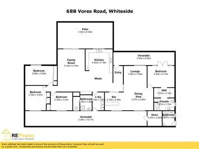 Floorplan of Homely house listing, 68b Vores Road, Whiteside QLD 4503