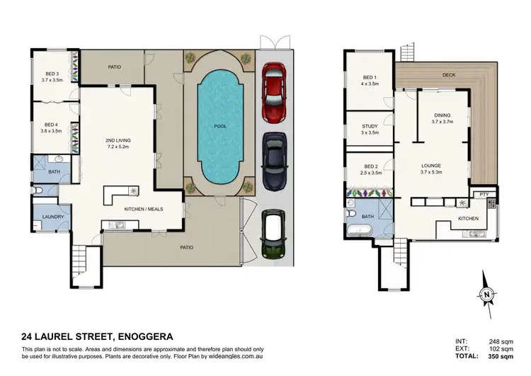 Floorplan of Homely house listing, 24 Laurel Street, Enoggera QLD 4051