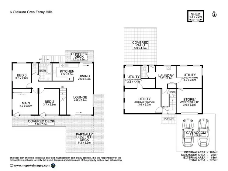Floorplan of Homely house listing, 6 Olakuna Crescent, Ferny Hills QLD 4055