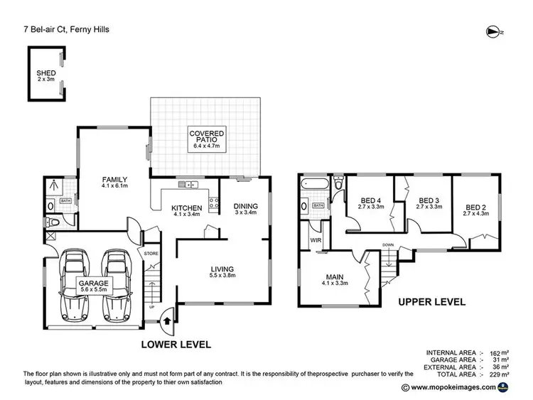 Floorplan of Homely house listing, 7 Bel Air Court, Ferny Hills QLD 4055