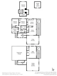 Floorplan of Homely house listing, 3 Ashley Court, Blackmans Bay TAS 7052