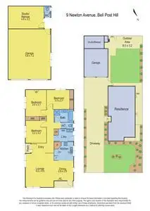 Floorplan of Homely house listing, 9 Newton Avenue, Bell Post Hill VIC 3215
