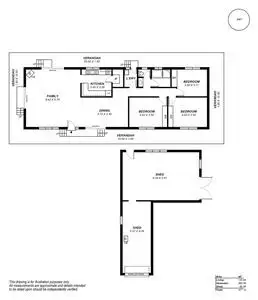 Floorplan of Homely rural property listing, 200 Lake Short Road, Blanchetown SA 5357