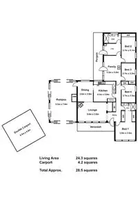 Floorplan of Homely rural property listing, 41B Glenalva Parade, Cannons Creek VIC 3977